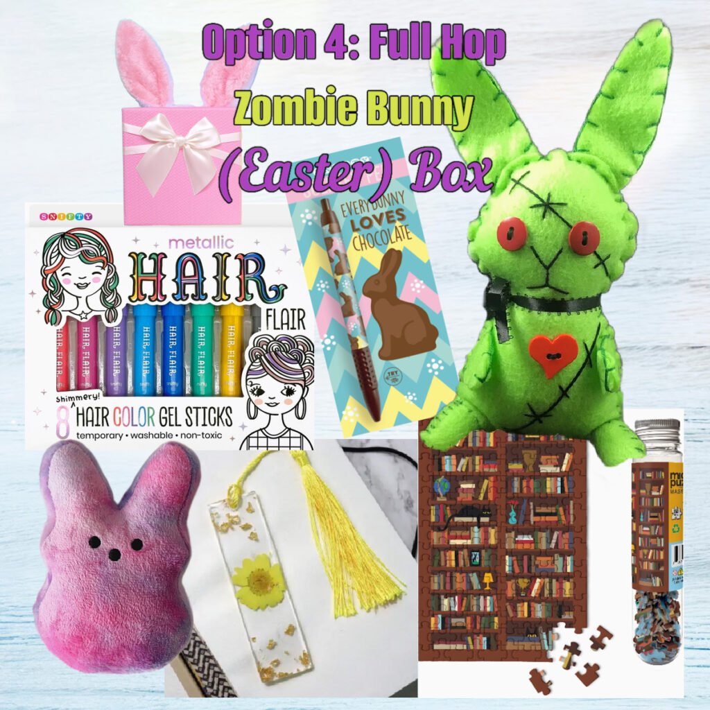 Option 4 Full Hop Zombie Bunny No Book Easter Box