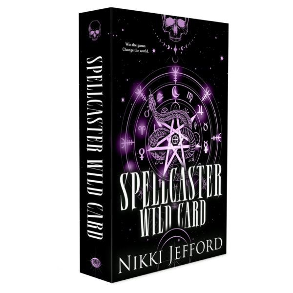Spellcaster with spine cover