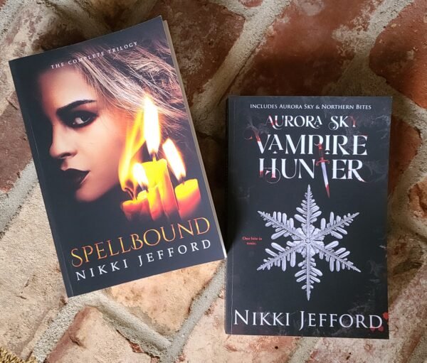 Spellbound and Aurora Sky Duo 1 paperback covers