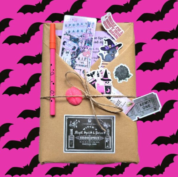 Spooky Babe Spellcaster wrapped paperback